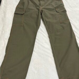 True Religion Men's Green Cargo Pants